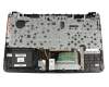 EAX1500307R original HP keyboard incl. topcase DE (german) black/black with backlight
