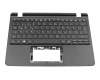 EAZHP003A1M original Acer keyboard incl. topcase DE (german) black/black