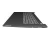 EC1JX000200 original Lenovo keyboard incl. topcase DE (german) grey/black