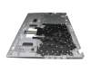 EC395000400 original Acer keyboard incl. topcase DE (german) black/silver