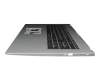 EC395000400 original Acer keyboard incl. topcase DE (german) black/silver with backlight