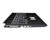 EC3JK000700-SSH3 original Acer keyboard incl. topcase DE (german) black/black with backlight