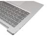 ET2GK000200 original Lenovo keyboard incl. topcase DE (german) grey/silver with backlight