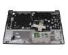 ET2XE000A00WAH original Lenovo keyboard incl. topcase DE (german) grey/grey with backlight