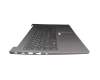 ET2XE000A00WAH original Lenovo keyboard incl. topcase DE (german) silver/grey with backlight