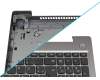 FA1JV0006X0 original Lenovo keyboard incl. topcase DE (german) grey/silver