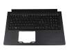 FA28Z000300-1 original Acer keyboard incl. topcase CH (swiss) black/black