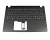 FA2ME000300 original Acer keyboard incl. topcase DE (german) black/black
