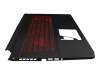 FA326000A00-3 original Acer keyboard incl. topcase DE (german) black/black with backlight (GTX 1650)