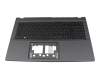 FAZYX002010 original Acer keyboard incl. topcase DE (german) black/anthracite with backlight