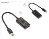 Fujitsu CABLE, HDMI ADAPTER (MINI DP TO HDMI) for Fujitsu Stylistic R727