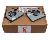 Fan (CPU/GPU) 5V 0.5A original suitable for Lenovo IdeaPad 5 Pro-16IHU6 (82L9)