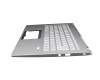 GH4UZ_KB_SUPP_PLATE original Acer keyboard incl. topcase DE (german) silver/silver with backlight