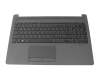 HPM17K5 original HP keyboard incl. topcase CH (swiss) black/black