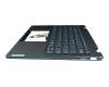 HQ207220B9000 original Lenovo keyboard incl. topcase UK (english) blue/blue with backlight