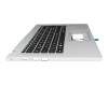 HQ207220F000 original Acer keyboard incl. topcase DE (german) black/silver