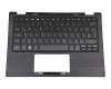 HQ21011498000 original Acer keyboard incl. topcase DE (german) black/black