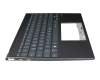 HQ21013183007 original Asus keyboard incl. topcase DE (german) black/black with backlight
