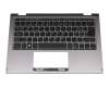 HQ21014650000 original Acer keyboard incl. topcase CH (swiss) black/grey