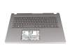 HQ26901001F80 original Acer keyboard incl. topcase CH (swiss) grey/grey with backlight