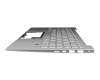 J2021/0326/19 original HP keyboard incl. topcase DE (german) silver/silver with backlight