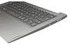 KT01-18A2AK01GRRA000 original Lenovo keyboard incl. topcase DE (german) grey/silver