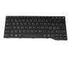 Keyboard CH (swiss) black/black matte original suitable for Fujitsu LifeBook E546