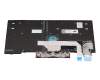 Keyboard CH (swiss) black/black with backlight and mouse-stick original suitable for Lenovo ThinkPad L13 Gen 2 (20VH/20VJ)