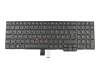 Keyboard CH (swiss) black/black with backlight and mouse-stick original suitable for Lenovo ThinkPad T550 (20CK/20CJ)