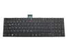 Keyboard DE (german) black/black glare original suitable for Toshiba Satellite L50-A040
