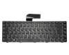 Keyboard DE (german) black/black glare with backlight original suitable for Dell Inspiron 14R (N4110)