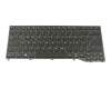 Keyboard DE (german) black/black matte original suitable for Fujitsu LifeBook U748