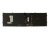 Keyboard DE (german) black/black matte with backlight (N75) original suitable for Schenker SME17E20