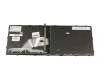 Keyboard DE (german) black/black matte with backlight without numpad original suitable for HP 17-ak000