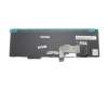 Keyboard DE (german) black/black matte with mouse-stick original suitable for Lenovo ThinkPad W541 (20EF/20EG)