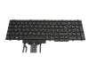 Keyboard DE (german) black/black with backlight and mouse-stick original suitable for Dell Precision 17 (7740)