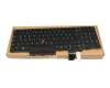 Keyboard DE (german) black/black with backlight and mouse-stick original suitable for Lenovo P15 Gen 2 (20YQ/20YR)
