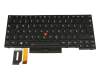 Keyboard DE (german) black/black with backlight and mouse-stick original suitable for Lenovo ThinkPad T14 Gen 1 (20S0/20S1)
