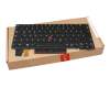 Keyboard DE (german) black/black with backlight and mouse-stick original suitable for Lenovo X13 Gen 1 (20UF/20UG)