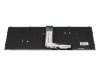 Keyboard DE (german) black/black with backlight original suitable for Clevo PC70DS-G