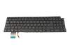 Keyboard DE (german) black/black with backlight original suitable for Dell Latitude 15 (3520)