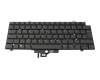 Keyboard DE (german) black/black with backlight original suitable for Dell Precision 14 (3480)