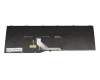 Keyboard DE (german) black/black with backlight original suitable for Fujitsu Celsius H7613