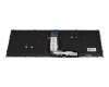 Keyboard DE (german) black/black with backlight original suitable for Mifcom Gaming Laptop i7-12700H (PD70PNN)