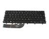 Keyboard DE (german) black/black with backlight suitable for Dell Precision 15 (5520)