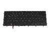 Keyboard DE (german) black/black with backlight suitable for Dell XPS 15 (7590)