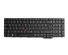Keyboard DE (german) black/black with mouse-stick original suitable for Lenovo ThinkPad E570