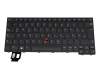 Keyboard DE (german) black/black with mouse-stick original suitable for Lenovo ThinkPad L14 Gen4 (21H5/21H6)