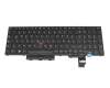 Keyboard DE (german) black/black with mouse-stick original suitable for Lenovo ThinkPad P15v Gen 3 (21D8/21D9)