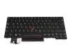 Keyboard DE (german) black/black with mouse-stick original suitable for Lenovo ThinkPad T14 Gen 1 (20S0/20S1)
